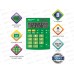 Калькулятор BRAU 8разряд.,компакт. зелен.,250509*200 Калькулятор BRAU 8разряд.,компакт. зелен.,250509*200