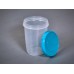 Емкость (Банка) 600мл голубой, крышка  *45
