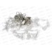 Гирлянда 2,5*0,5*1,05м электрическая бахрома 150LED шампань 382-044 г Гирлянда 2,5*0,5*1,05м электрическая бахрома 150LED шампань 382-044 г