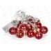 Гирлянда 1,8м "Красная бомбочка" 10LED шампань 381-431 г Гирлянда 1,8м "Красная бомбочка" 10LED шампань 381-431 г