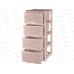 Комод универсальный Natural Style 4 секции асс BQ3784 Комод универсальный Natural Style 4 секции асс BQ3784