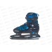 Коньки раздвижные р.38-41 black/blue RUSH ACTION, 380014