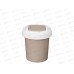 Контейнер для мусора 1л &quotPalm&quot круглый бежевый 221301527/01