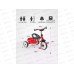 Велосипед 3-х кол. WERTER BERGER TRIKE XG 11214-3 красный В, 306472