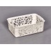 Набор корзин 3шт Leaves молочный С44803 *10 Набор корзин 3шт Leaves молочный С44803 *10