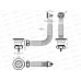 Выпуск 1 1/2" с металлической решеткой с круглым переливом, NV105-45-MR *45