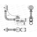 Сифон для ванны регулируемый 1 1/2"х40 с выпуском и переливом с пластиковой решеткой, PV210-35-MR *35