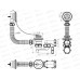 Сифон для ванны регулируемый 1 1/2&quotх40 с выпуском и переливом с пластиковой решеткой, PV210-35-MR *35