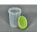 Емкость (Банка) 600мл салатовая крышка *45