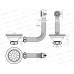 Выпуск 3 1/2" с пластиковой решеткой круглым переливом, PNV320-40-MR *40 Выпуск 3 1/2" с пластиковой решеткой круглым переливом, PNV320-40-MR *40