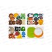 Пластик на липучках "Кто что ест?" (конверт А5) 05229 Пластик на липучках "Кто что ест?" (конверт А5) 05229