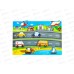 Пластик на липучках &quotТранспорт&quot (конверт А4) 05197