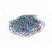 Скрепки Hatber 28мм 100шт, зебра., 100DB_28070 *10 Скрепки Hatber 28мм 100шт, зебра., 100DB_28070 *10