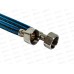 Подводка для воды сталь 1/2" г/г 60см оплетка сталь нейлон+ПВХ Подводка для воды сталь 1/2" г/г 60см оплетка сталь нейлон+ПВХ