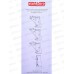 Газовые лифты StahlBuro №100 матовый хром *100 15 917