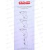 Газовые лифты StahlBuro №60 матовый хром *100 15 915 Газовые лифты StahlBuro №60 матовый хром *100 15 915