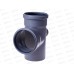 Крестовина канализационная серая 110х110х50 90(тыл) *20