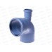 Отвод канализационный 87 (вверх) серый 110-50 *25