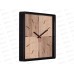 Часы настенные &quot21 Век&quot 3028-011 Два дерева квадрат 30х30см, корпус черн &quotРубин&quot