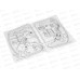 Раскраска &quotУМКА&quot 09657-3, Чебурашка и его друзья, по номерам, А4 *50