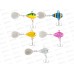 Блесна AZOR FISHING &quotТейлспин Про&quot 10гр 5 цветов, 145-002  г