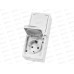 Розетка TDM двойная, открытой установки, (верт.), IP54 16А &quotВуокса&quot 2П+3 1009