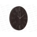 Часы настенные &quot21 Век&quot 3010-004 30см Классика Рубин коричневый+серебро