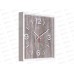 Часы настенные &quot21 Век&quot 3028-009 Структура дерева белый ,квадрат Рубин
