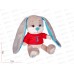 Зайчик Jack&Lin Жак в красном свитшоте, 20см в коробке JL-03202307-20 Зайчик Jack&Lin Жак в красном свитшоте, 20см в коробке JL-03202307-20