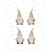 Фигурка Гномик декор, 5х4х9,5см, 396-200  г