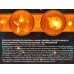 Гирлянда  2,5*0,35*0,65*0,8м бахрома &quotШары и звезды&quot 80LED шампань, 382-091 г