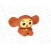 Игрушка пластизоль для ванны Чебурашка, SPRING-01 в сетке 381799