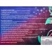 Гирлянда 16м Кристаллы 180LED 8 режимов  мульти 125-043