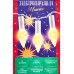 Гирлянда 4м Шишки 20LED с насадками шамп 381-334 г