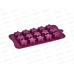 Форма силиконовая  для шоколада &quotЗвезда&quot 15ячеек 21*10,5*2см 6001-34