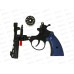 Револьвер для стрельбы пистонами 8 зарядов, 201310028-R блистер