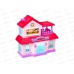 Игровой дом №6611 для куклы свет, звук, коробка 27*11*26