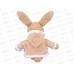 Игрушка ТМ &quotRelana&quot Зайка в меховом пальто, 23см, RL24007-23 в пакете