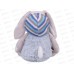Игрушка ТМ &quotRelana" Зайчик в меховом голубом худи, 19см, RL24047-19 в пакете