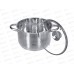 Кастрюля Афина 5,1л 22*13,5см LR02-269 индукционное дно, крышка стекло Кастрюля Афина 5,1л 22*13,5см LR02-269 индукционное дно, крышка стекло