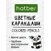 Карандаши  6цв Hatber Плюшевые панды &quotECO" 087796 *24