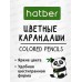 Карандаши  6цв Hatber Плюшевые панды &quotECO&quot 087796 *24