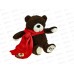 Медведь с шарфом, цвет: коричневый, 30х15х40см, 2401203004-2 АТМ Медведь с шарфом, цвет: коричневый, 30х15х40см, 2401203004-2 АТМ