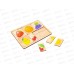 Игра развивающая деревянная "Фрукты, ягоды" 00737 Игра развивающая деревянная "Фрукты, ягоды" 00737