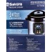 Мультискороварка SA-7767BK (6,0л) нерж+черн