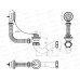 Сифон для ванны с выпуском и переливом с гт 40х40/50, V110 *45 Сифон для ванны с выпуском и переливом с гт 40х40/50, V110 *45