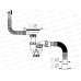 Сифон для мойки 3 1/2" х 40 с мет.реш., прямоуг/круг.перел., UB0139 *20
