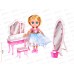 Набор Кукла Модница №RR039 с аксессуарами, коробка 33*7,3*20,3