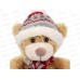 Игрушка ТМ &quotRelana" Мишка в шапочке и шарфике, 20см, RL24024-20