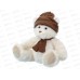 Игрушка ТМ &quotRelana" Мишка в шапочке и шарфике, 20см, RL24026-20